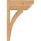 Ekena Millwork Thorton Slat Smooth Outlooker, Western Red Cedar, 7 1/2"W x 16"D x 24"H OUT08X16X24THR06SWR - alternate 3